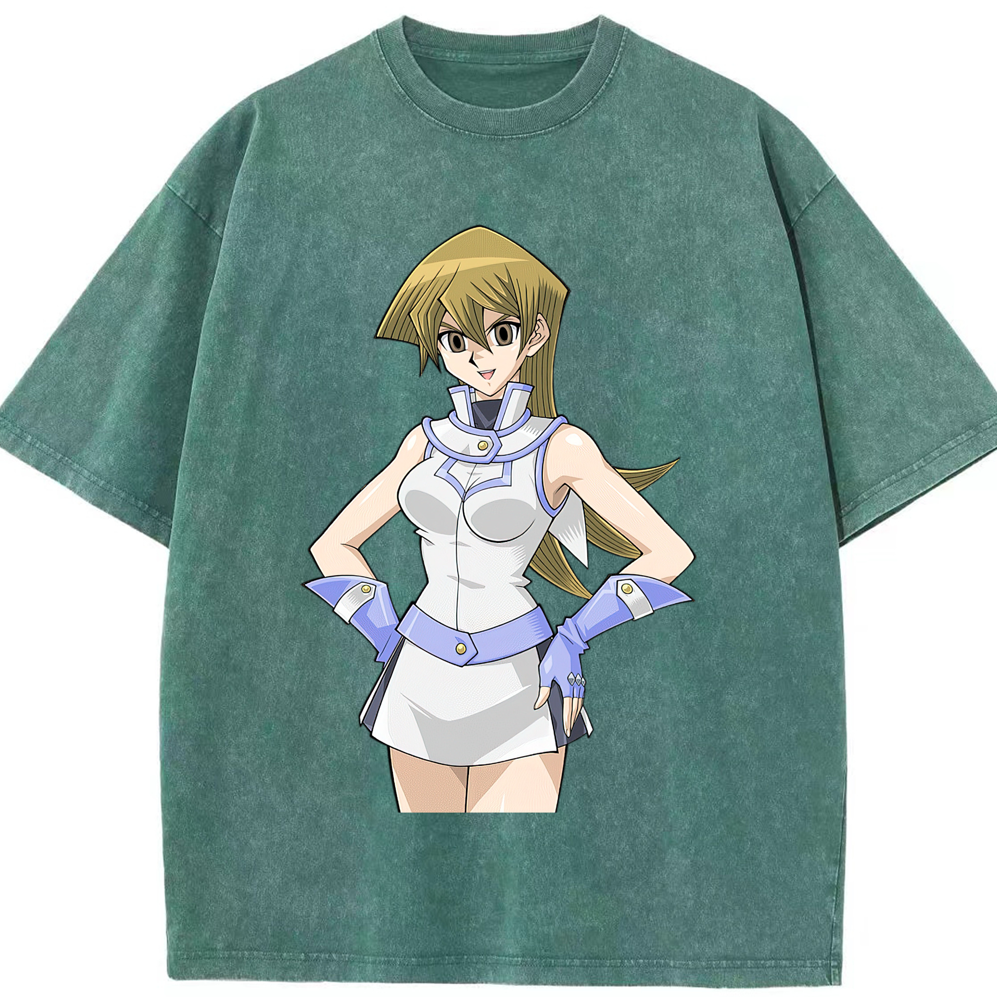 （画像用） 遊☆戯☆王 Yu-Gi-Oh! 綿100% ヴィンテージ風 半袖Tシャツ（フロントプリント）
